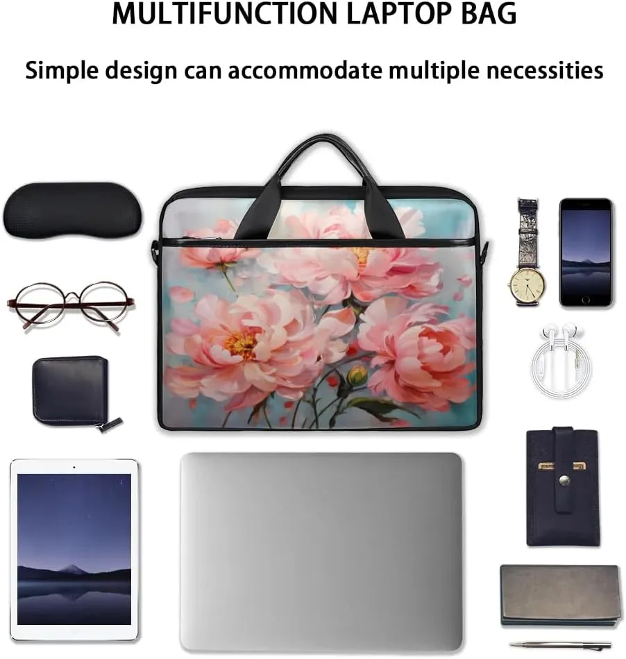 Laptop Shoulder Bag for 13-15 Inch Waterproof Laptop Sleeve Case Bag Slim Computer Carry Case Computer Cases for Laptops