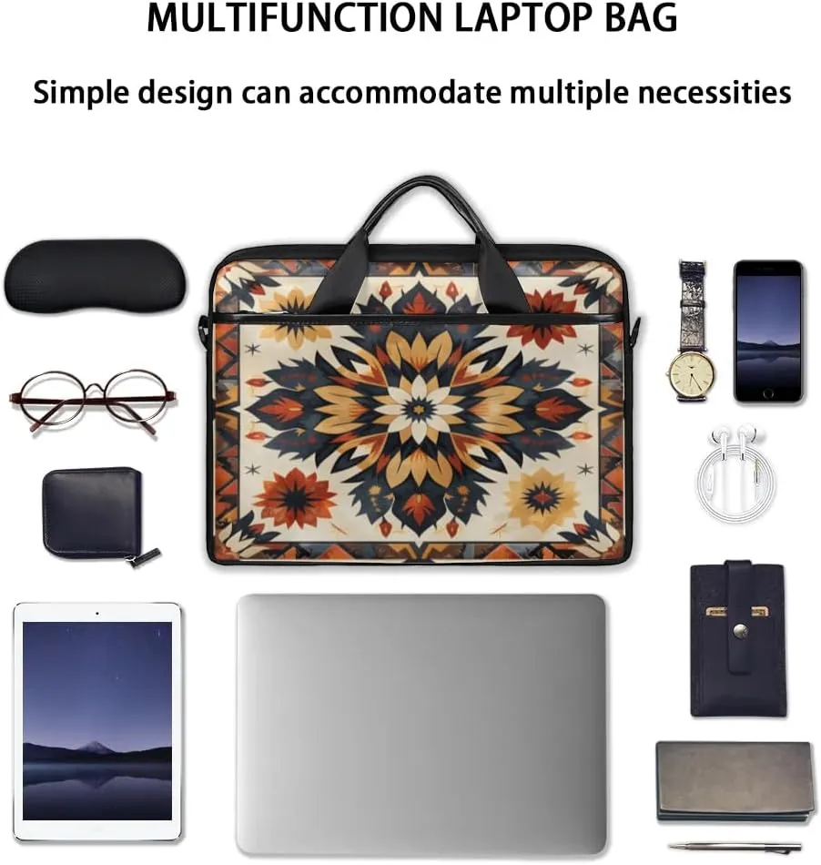 Laptop Shoulder Bag for 13-15 Inch Waterproof Laptop Sleeve Case Bag Slim Computer Carry Case Computer Cases for Laptops