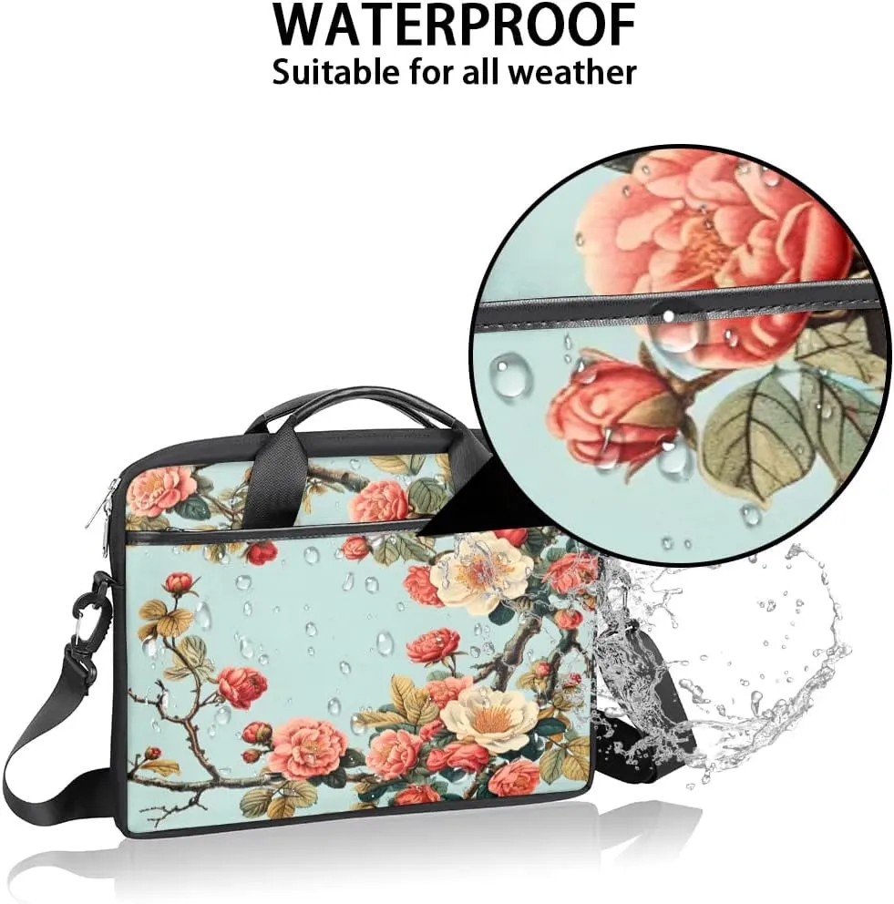 Laptop Shoulder Bag for 13-15 Inch Waterproof Laptop Sleeve Case Bag Slim Computer Carry Case Computer Cases for Laptops