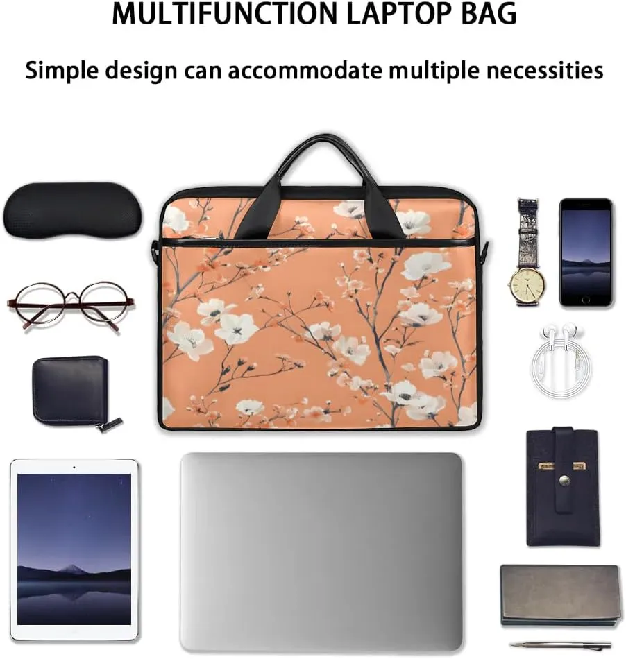 Laptop Shoulder Bag for 13-15 Inch Waterproof Laptop Sleeve Case Bag Slim Computer Carry Case Computer Cases for Laptops