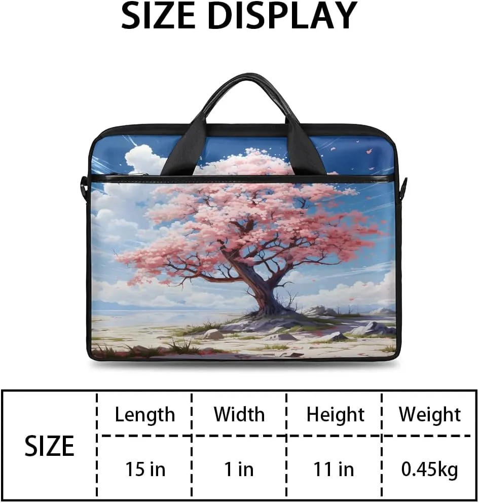 Laptop Shoulder Bag for 13-15 Inch Waterproof Laptop Sleeve Case Bag Slim Computer Carry Case Computer Cases for Laptops