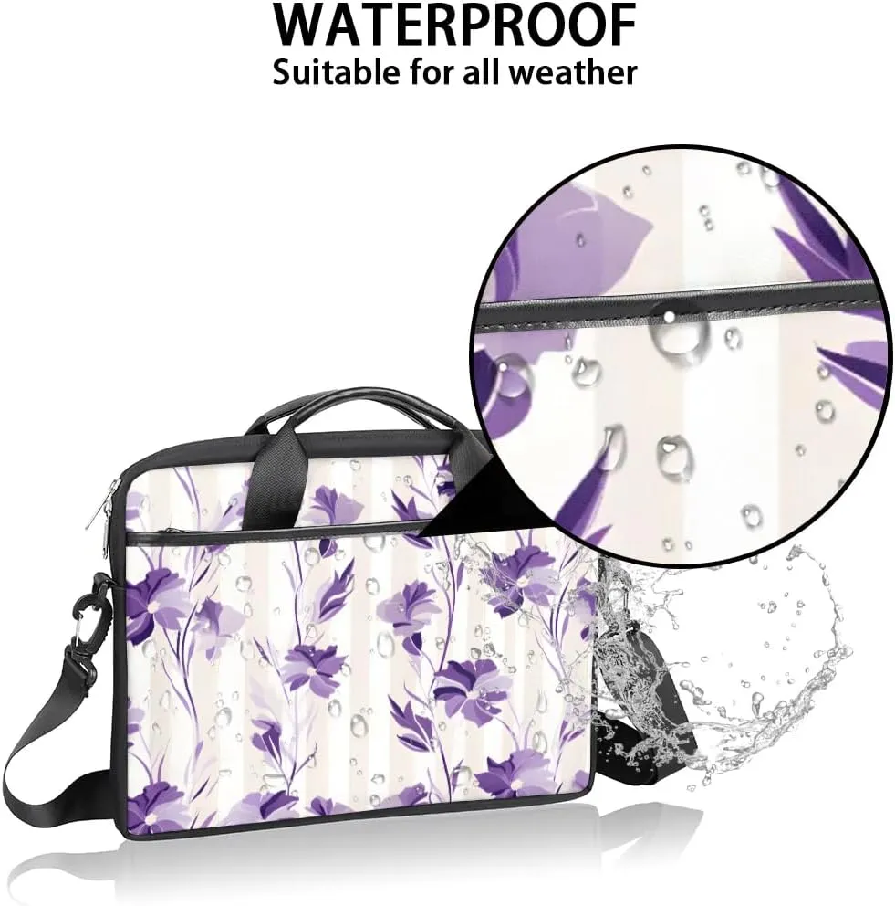 Laptop Shoulder Bag for 13-15 Inch Waterproof Laptop Sleeve Case Bag Slim Computer Carry Case Computer Cases for Laptops