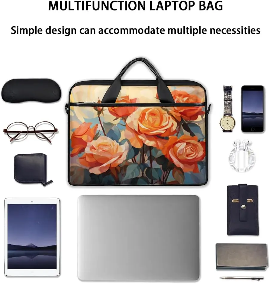 Laptop Shoulder Bag for 13-15 Inch Waterproof Laptop Sleeve Case Bag Slim Computer Carry Case Computer Cases for Laptops
