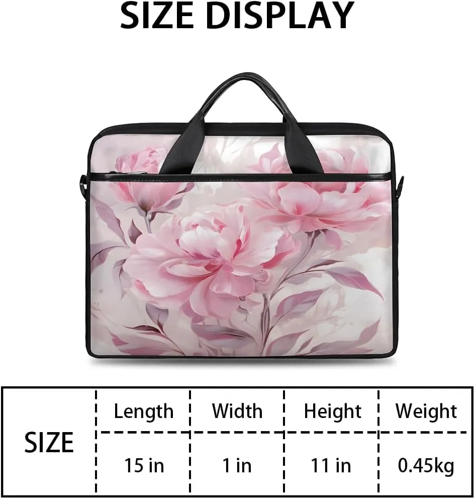 Laptop Shoulder Bag for 13-15 Inch Waterproof Laptop Sleeve Case Bag Slim Computer Carry Case Computer Cases for Laptops