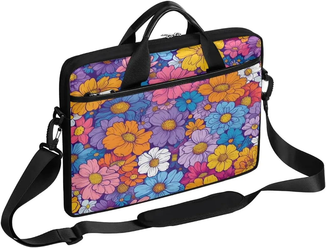 Laptop Shoulder Bag for 13-15 Inch Waterproof Laptop Sleeve Case Bag Slim Computer Carry Case Computer Cases for Laptops