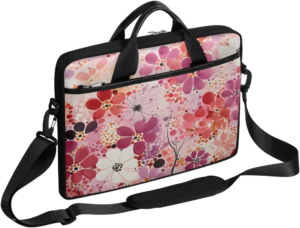 Laptop Shoulder Bag for 13-15 Inch Waterproof Laptop Sleeve Case Bag Slim Computer Carry Case Computer Cases for Laptops