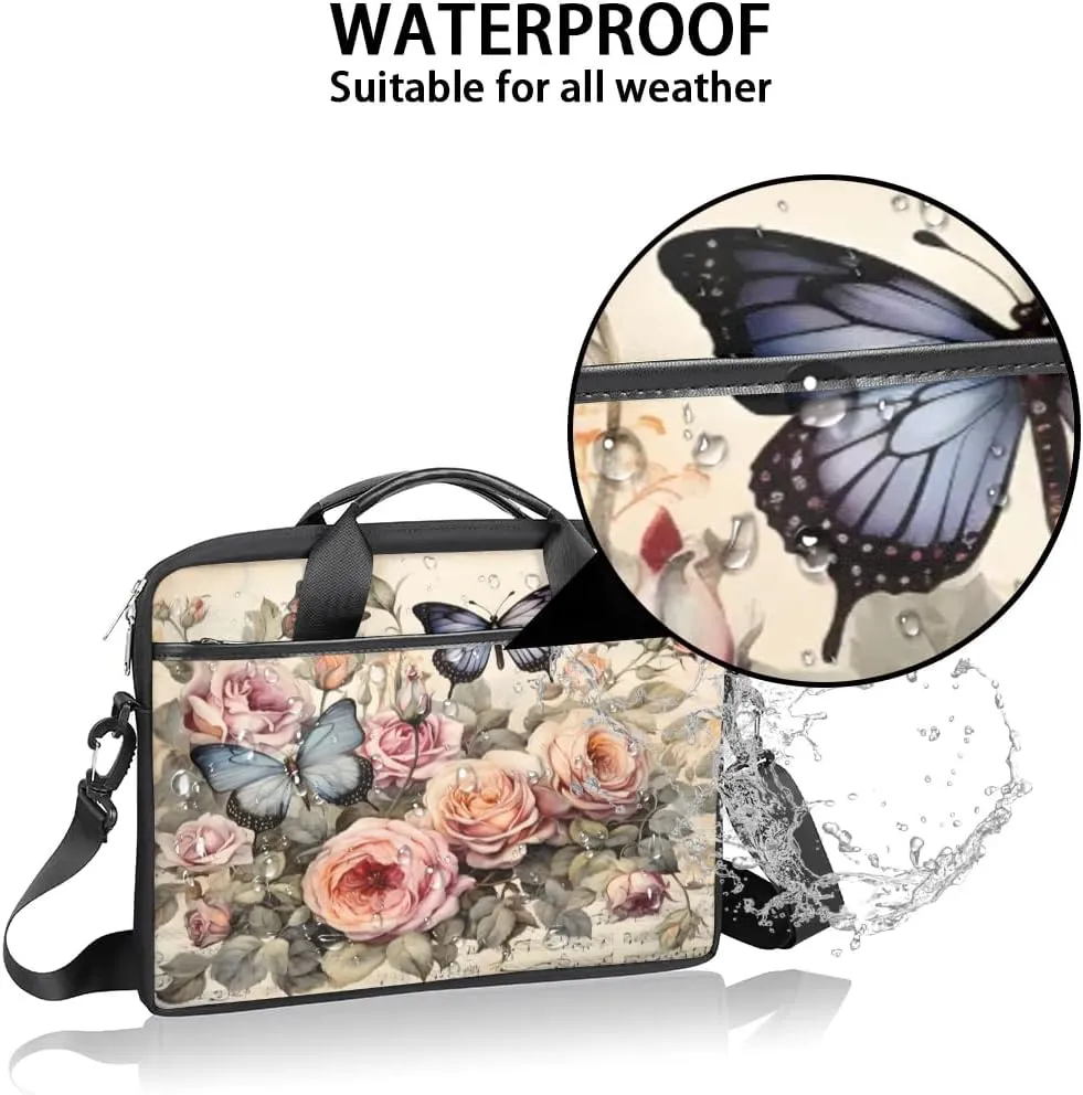 Laptop Shoulder Bag for 13-15 Inch Waterproof Laptop Sleeve Case Bag Slim Computer Carry Case Computer Cases for Laptops