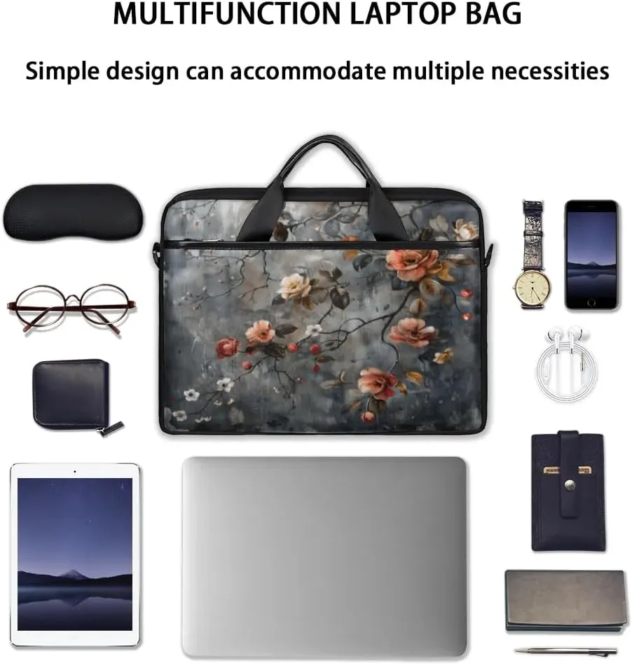 Laptop Shoulder Bag for 13-15 Inch Waterproof Laptop Sleeve Case Bag Slim Computer Carry Case Computer Cases for Laptops
