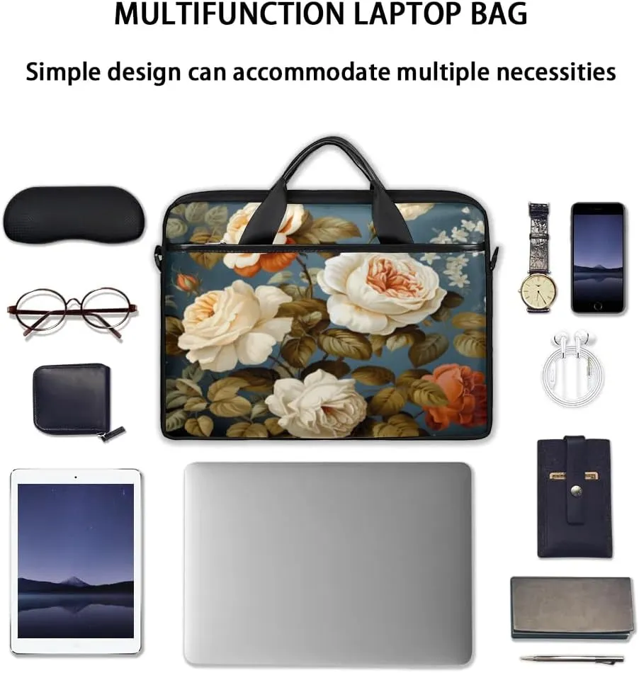 Laptop Shoulder Bag for 13-15 Inch Waterproof Laptop Sleeve Case Bag Slim Computer Carry Case Computer Cases for Laptops