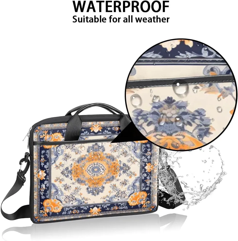 Laptop Shoulder Bag for 13-15 Inch Waterproof Laptop Sleeve Case Bag Slim Computer Carry Case Computer Cases for Laptops