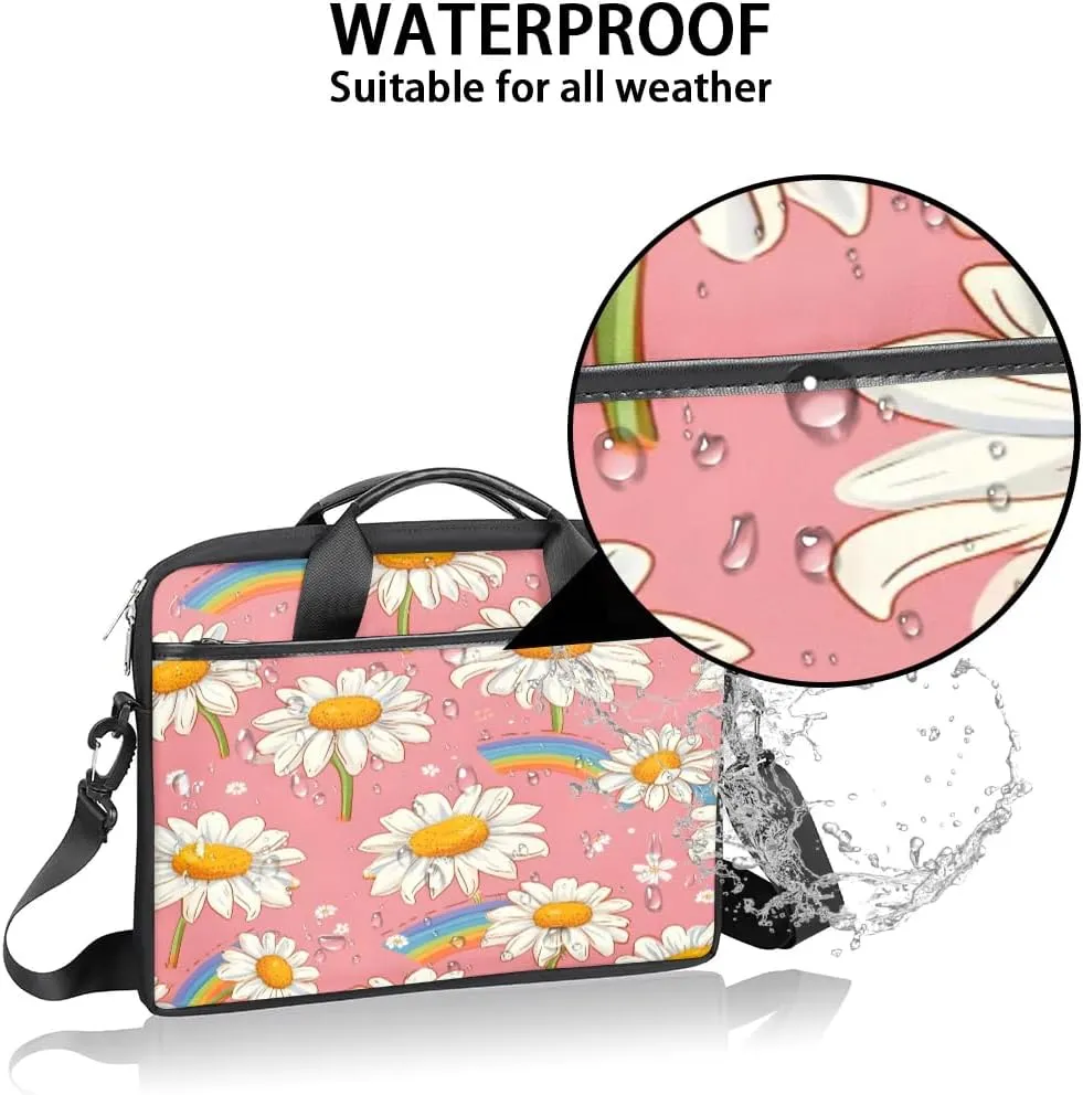 Laptop Shoulder Bag for 13-15 Inch Waterproof Laptop Sleeve Case Bag Slim Computer Carry Case Computer Cases for Laptops
