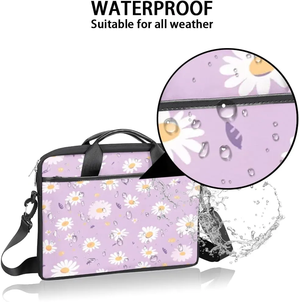 Laptop Shoulder Bag for 13-15 Inch Waterproof Laptop Sleeve Case Bag Slim Computer Carry Case Computer Cases for Laptops