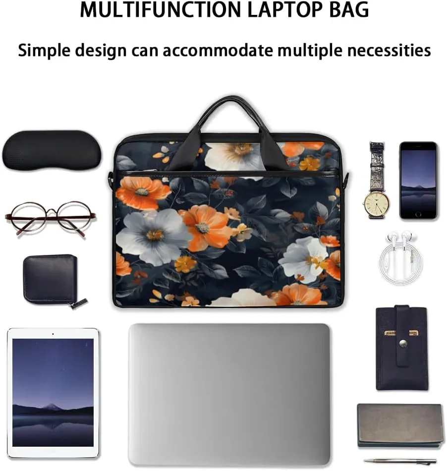 Laptop Shoulder Bag for 13-15 Inch Waterproof Laptop Sleeve Case Bag Slim Computer Carry Case Computer Cases for Laptops