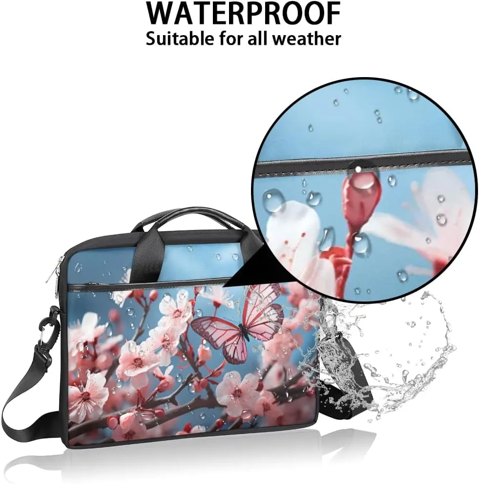 Laptop Shoulder Bag for 13-15 Inch Waterproof Laptop Sleeve Case Bag Slim Computer Carry Case Computer Cases for Laptops