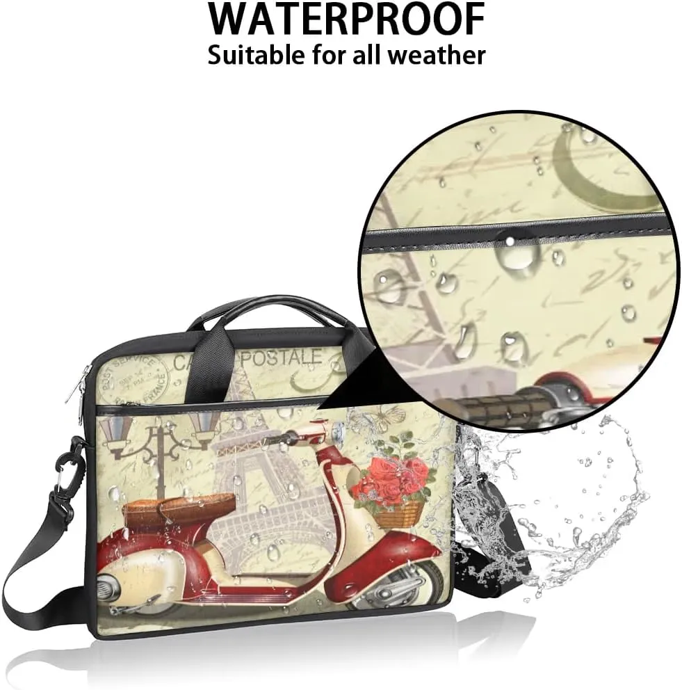 Laptop Shoulder Bag for 13-15 Inch Waterproof Laptop Sleeve Case Bag Slim Computer Carry Case Computer Cases for Laptops