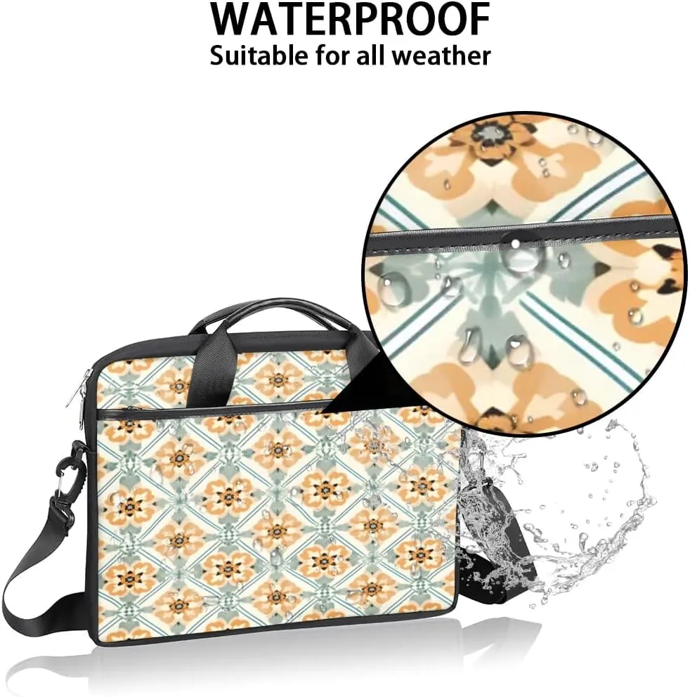 Laptop Shoulder Bag for 13-15 Inch Waterproof Laptop Sleeve Case Bag Slim Computer Carry Case Computer Cases for Laptops