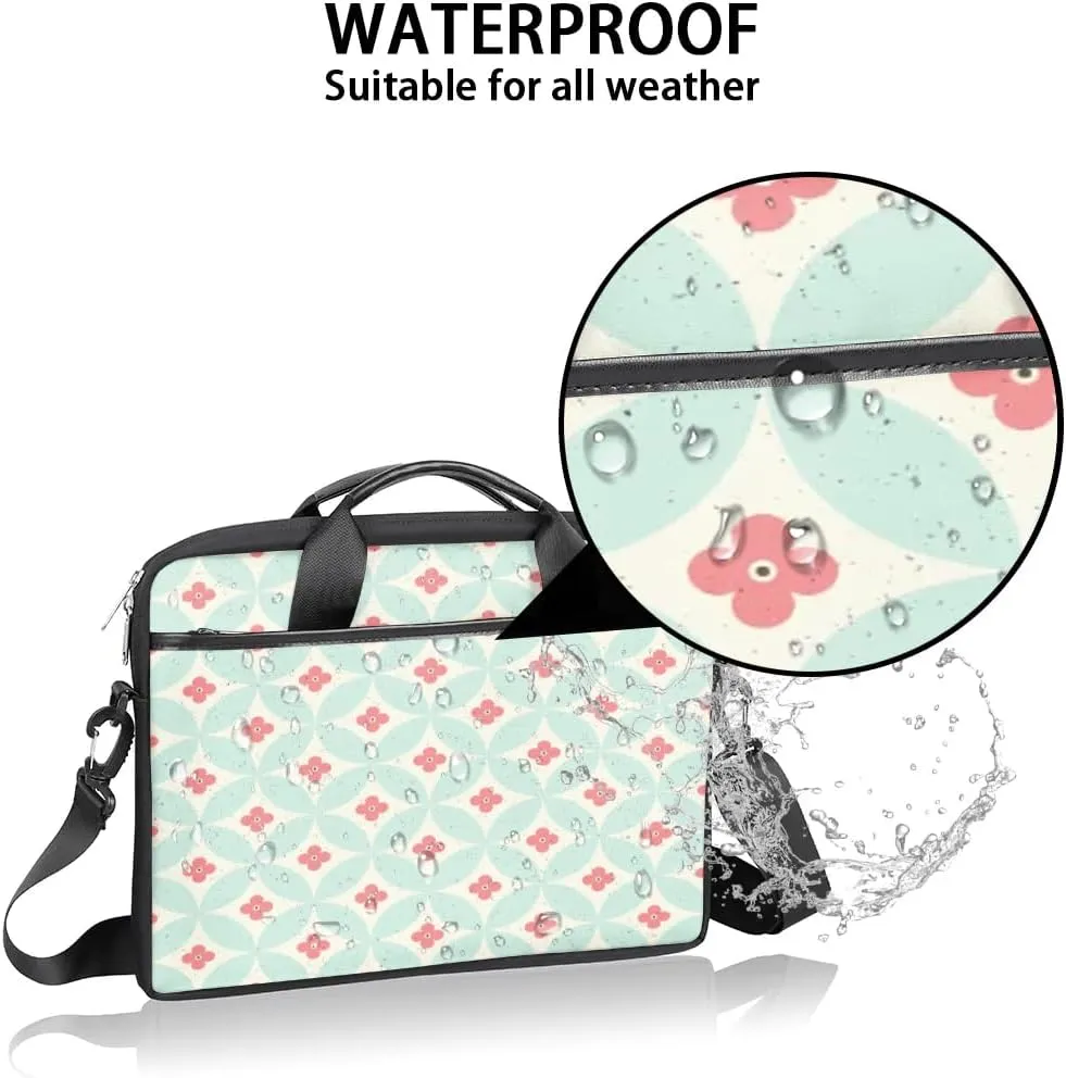 Laptop Shoulder Bag for 13-15 Inch Waterproof Laptop Sleeve Case Bag Slim Computer Carry Case Computer Cases for Laptops