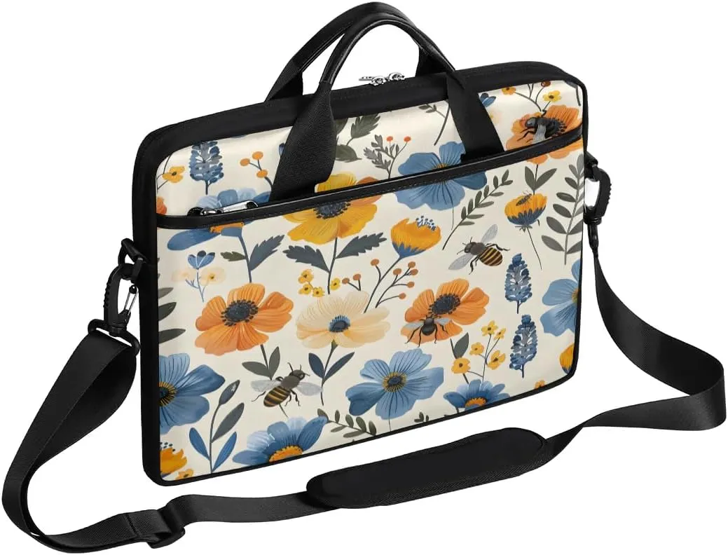Laptop Shoulder Bag for 13-15 Inch Waterproof Laptop Sleeve Case Bag Slim Computer Carry Case Computer Cases for Laptops