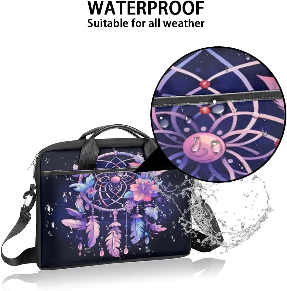 Laptop Shoulder Bag for 13-15 Inch Waterproof Laptop Sleeve Case Bag Slim Computer Carry Case Computer Cases for Laptops