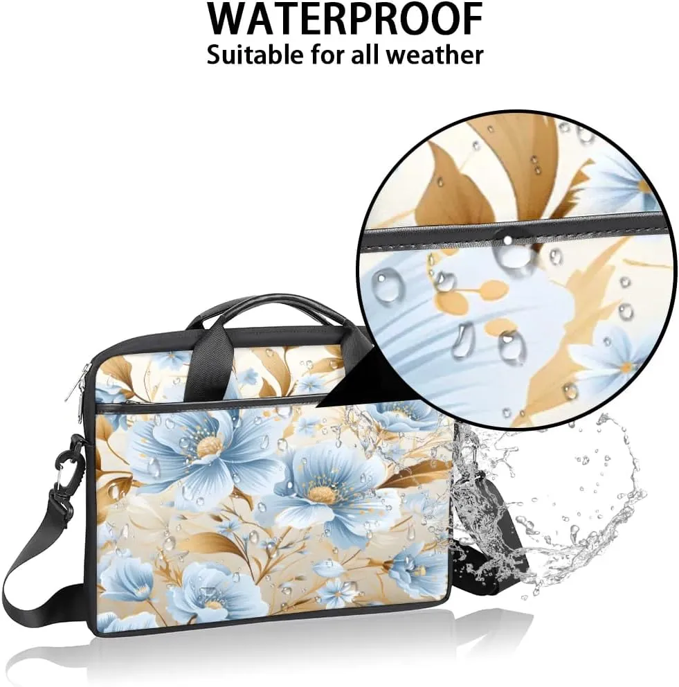 Laptop Shoulder Bag for 13-15 Inch Waterproof Laptop Sleeve Case Bag Slim Computer Carry Case Computer Cases for Laptops