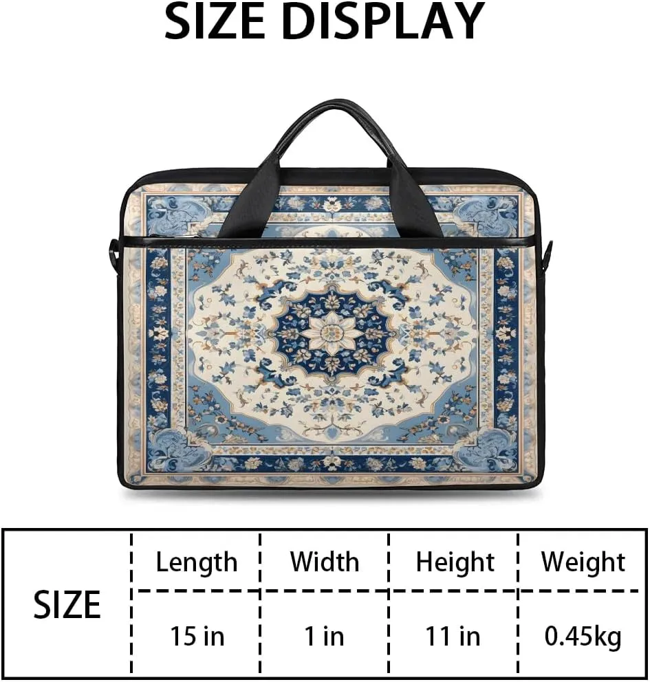 Laptop Shoulder Bag for 13-15 Inch Waterproof Laptop Sleeve Case Bag Slim Computer Carry Case Computer Cases for Laptops