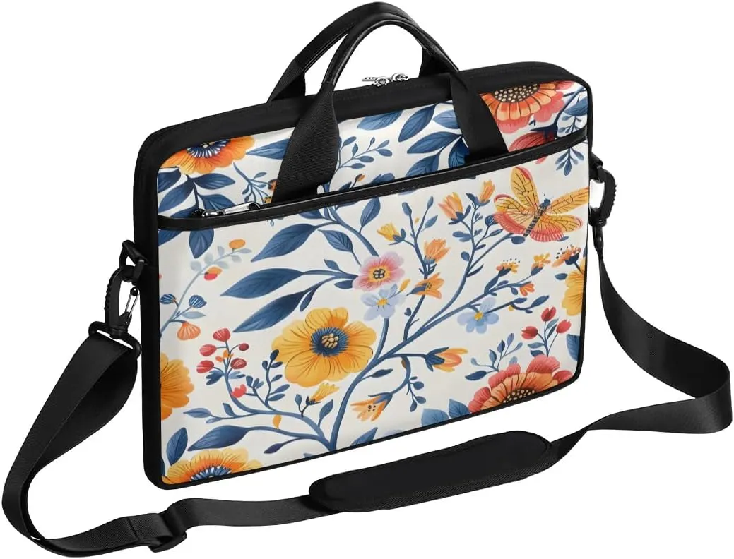 Laptop Shoulder Bag for 13-15 Inch Waterproof Laptop Sleeve Case Bag Slim Computer Carry Case Computer Cases for Laptops