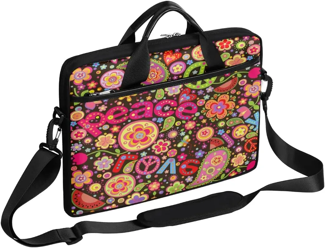 Laptop Shoulder Bag for 13-15 Inch Waterproof Laptop Sleeve Case Bag Slim Computer Carry Case Computer Cases for Laptops