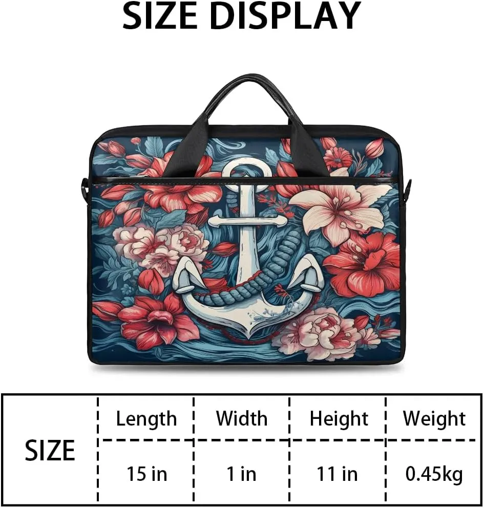 Laptop Shoulder Bag for 13-15 Inch Waterproof Laptop Sleeve Case Bag Slim Computer Carry Case Computer Cases for Laptops