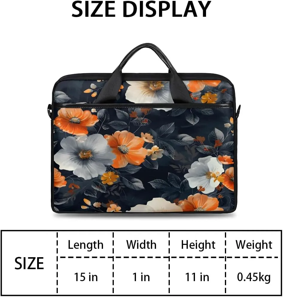 Laptop Shoulder Bag for 13-15 Inch Waterproof Laptop Sleeve Case Bag Slim Computer Carry Case Computer Cases for Laptops