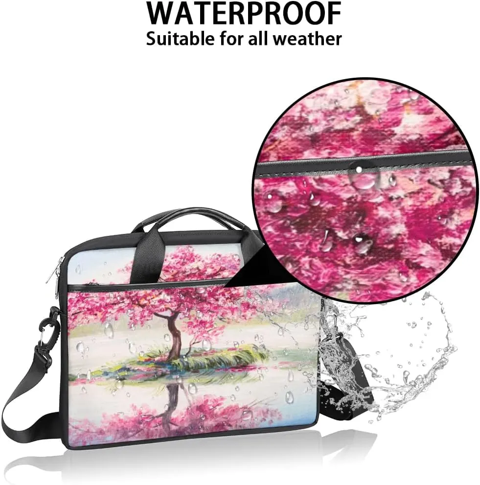 Laptop Shoulder Bag for 13-15 Inch Waterproof Laptop Sleeve Case Bag Slim Computer Carry Case Computer Cases for Laptops
