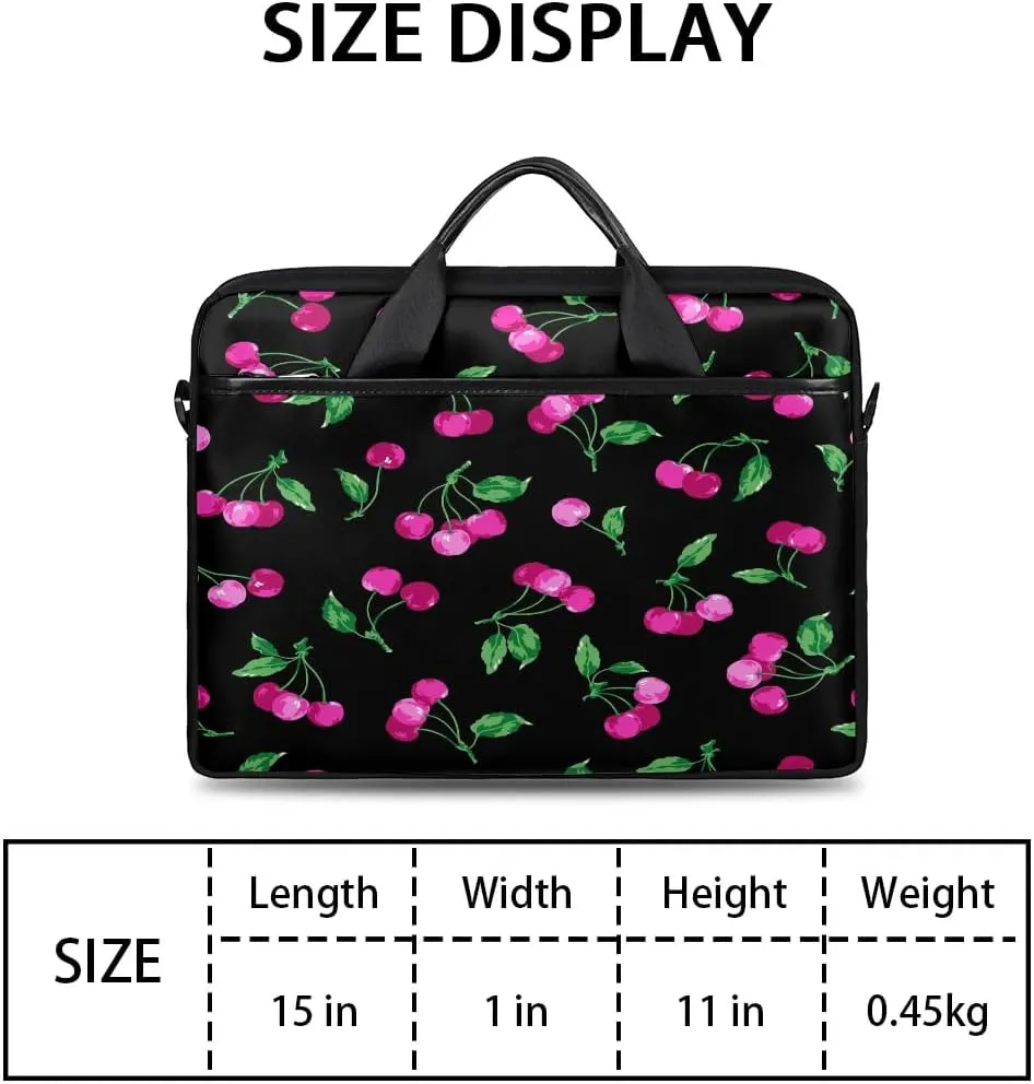 Laptop Shoulder Bag for 13-15 Inch Waterproof Laptop Sleeve Case Bag Slim Computer Carry Case Computer Cases for Laptops