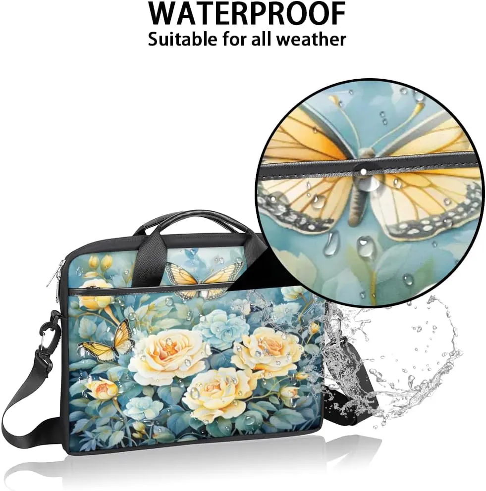 Laptop Shoulder Bag for 13-15 Inch Waterproof Laptop Sleeve Case Bag Slim Computer Carry Case Computer Cases for Laptops