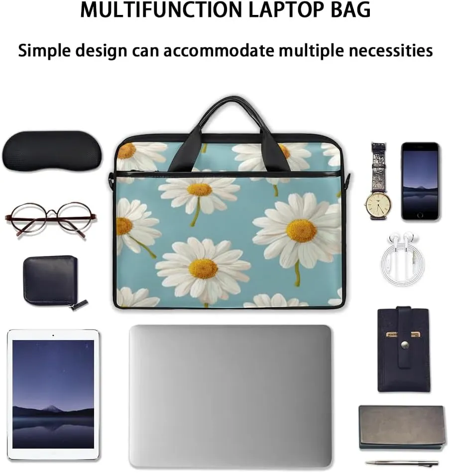Laptop Shoulder Bag for 13-15 Inch Waterproof Laptop Sleeve Case Bag Slim Computer Carry Case Computer Cases for Laptops