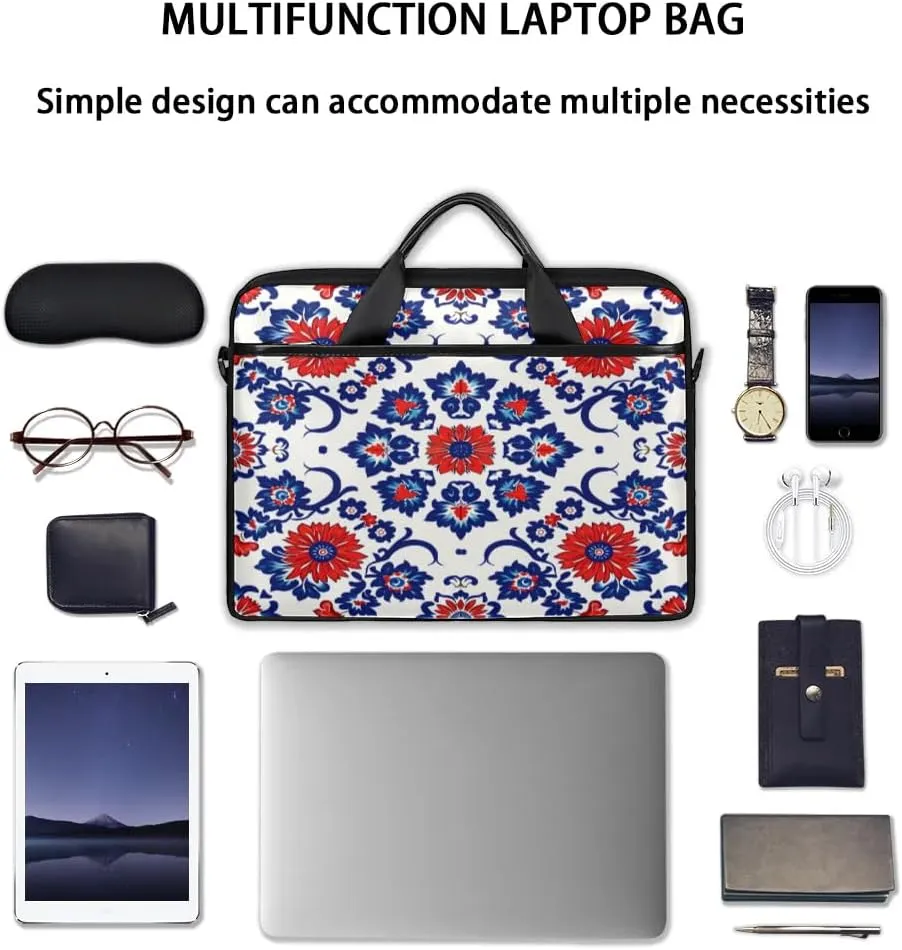 Laptop Shoulder Bag for 13-15 Inch Waterproof Laptop Sleeve Case Bag Slim Computer Carry Case Computer Cases for Laptops