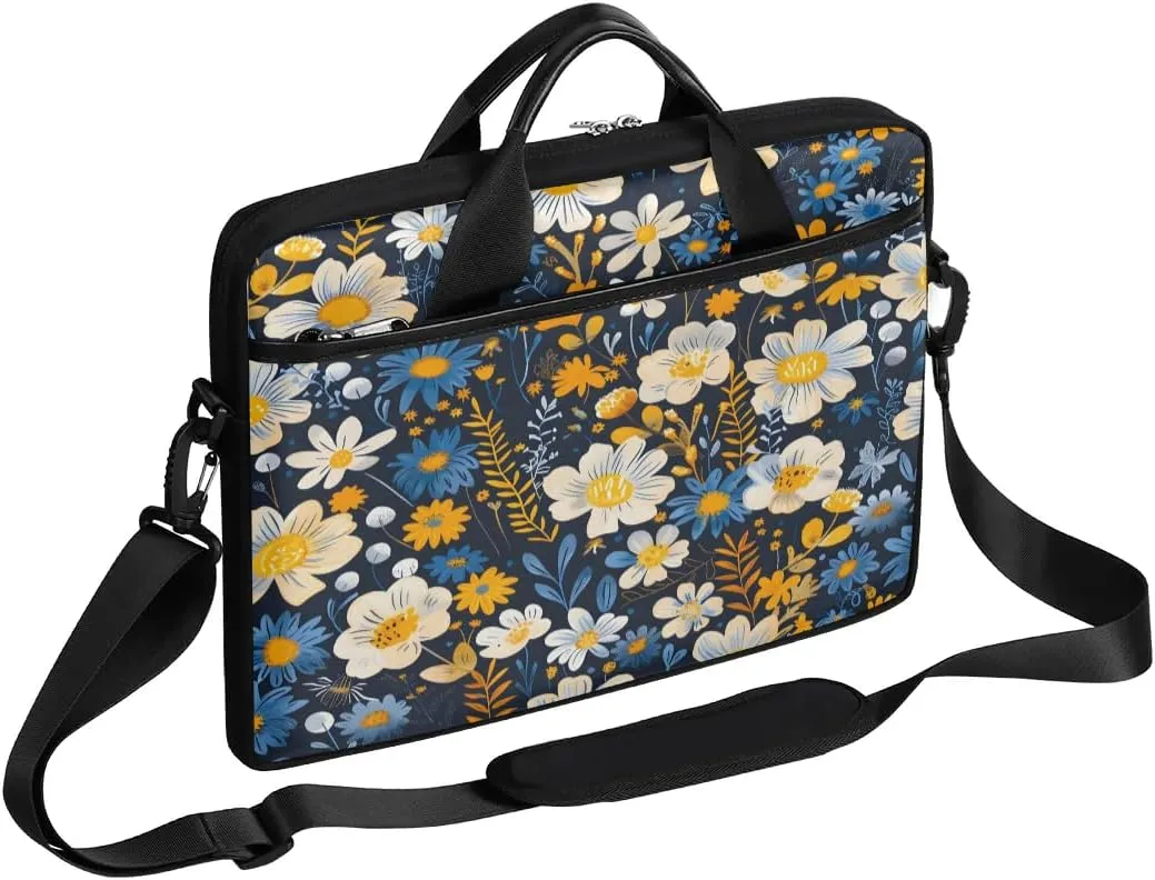 Laptop Shoulder Bag for 13-15 Inch Waterproof Laptop Sleeve Case Bag Slim Computer Carry Case Computer Cases for Laptops