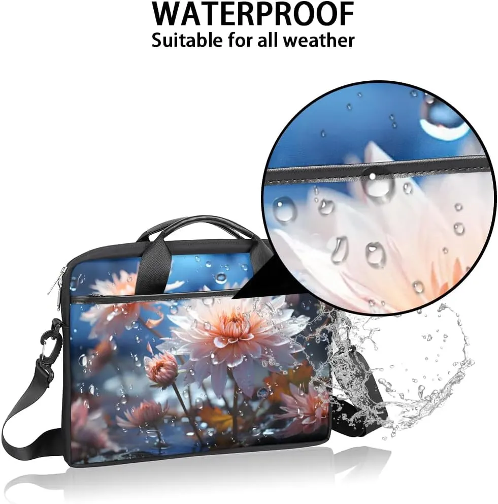 Laptop Shoulder Bag for 13-15 Inch Waterproof Laptop Sleeve Case Bag Slim Computer Carry Case Computer Cases for Laptops