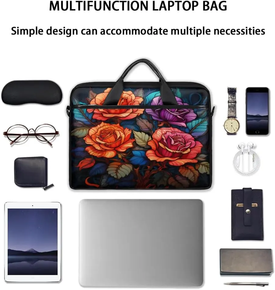 Laptop Shoulder Bag for 13-15 Inch Waterproof Laptop Sleeve Case Bag Slim Computer Carry Case Computer Cases for Laptops