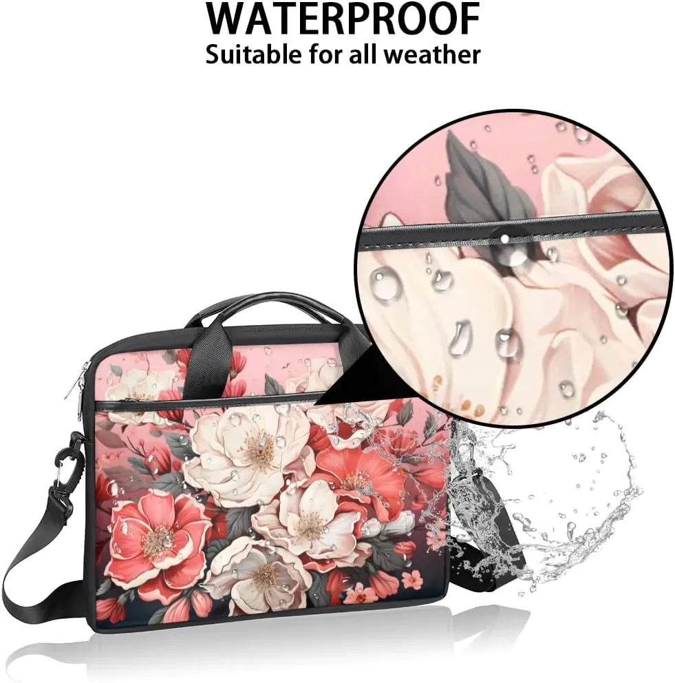 Laptop Shoulder Bag for 13-15 Inch Waterproof Laptop Sleeve Case Bag Slim Computer Carry Case Computer Cases for Laptops