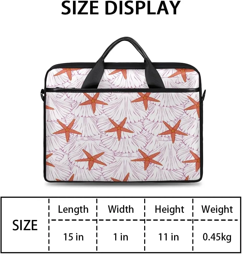 Laptop Shoulder Bag for 13-15 Inch Waterproof Laptop Sleeve Case Bag Slim Computer Carry Case Computer Cases for Laptops