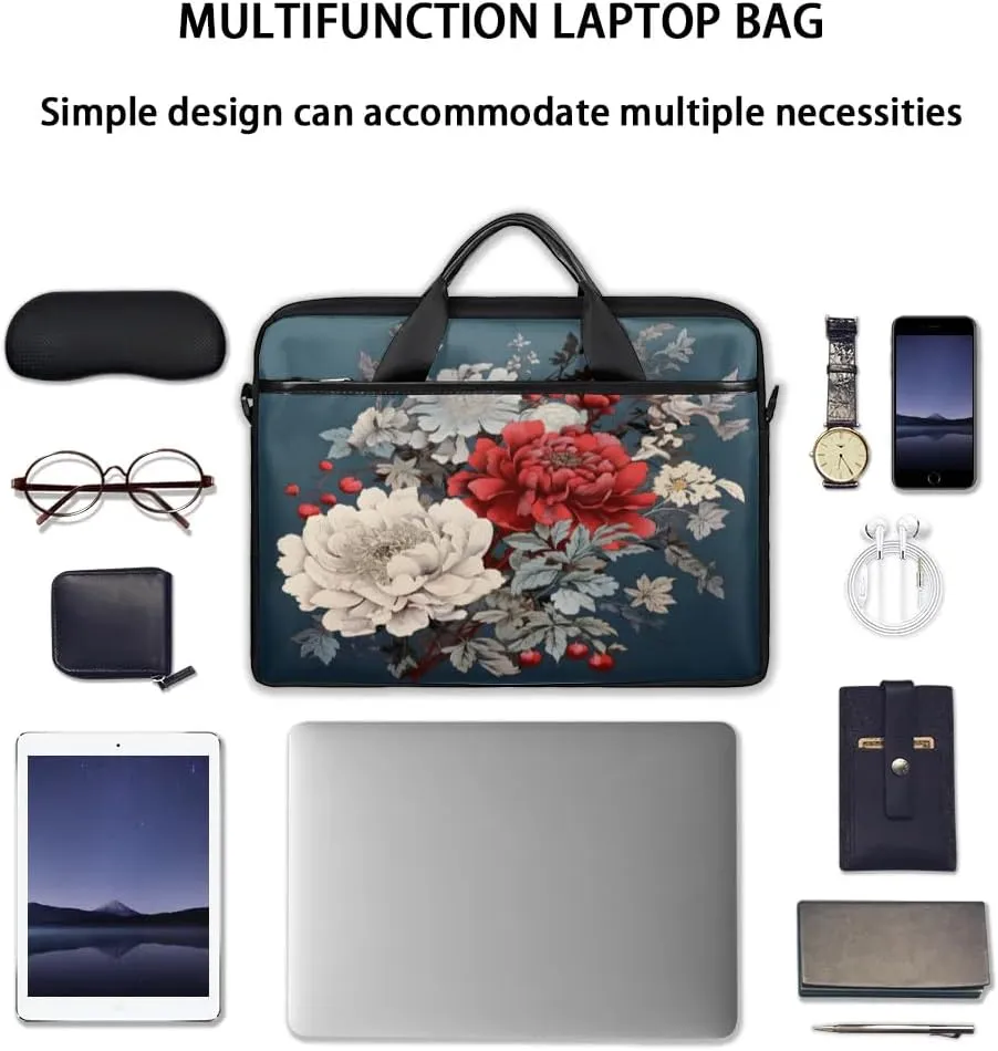 Laptop Shoulder Bag for 13-15 Inch Waterproof Laptop Sleeve Case Bag Slim Computer Carry Case Computer Cases for Laptops