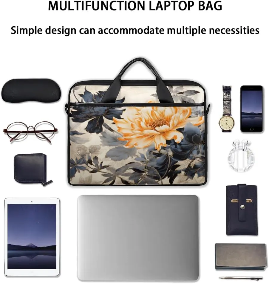 Laptop Shoulder Bag for 13-15 Inch Waterproof Laptop Sleeve Case Bag Slim Computer Carry Case Computer Cases for Laptops