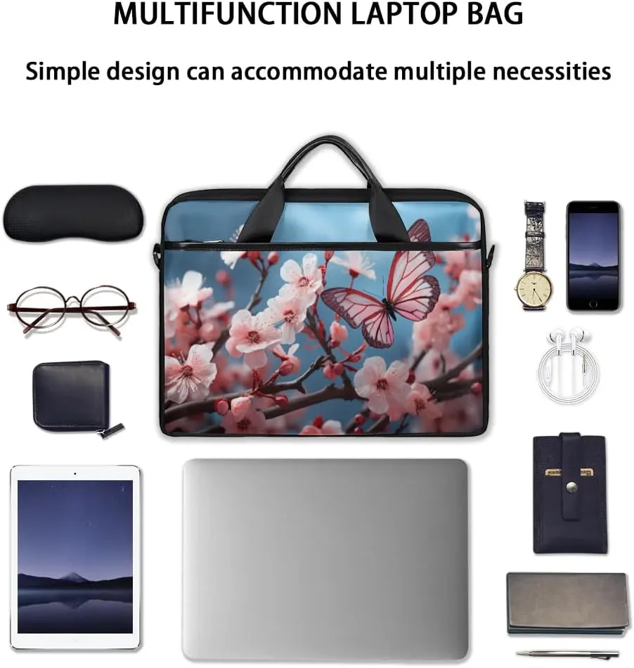 Laptop Shoulder Bag for 13-15 Inch Waterproof Laptop Sleeve Case Bag Slim Computer Carry Case Computer Cases for Laptops