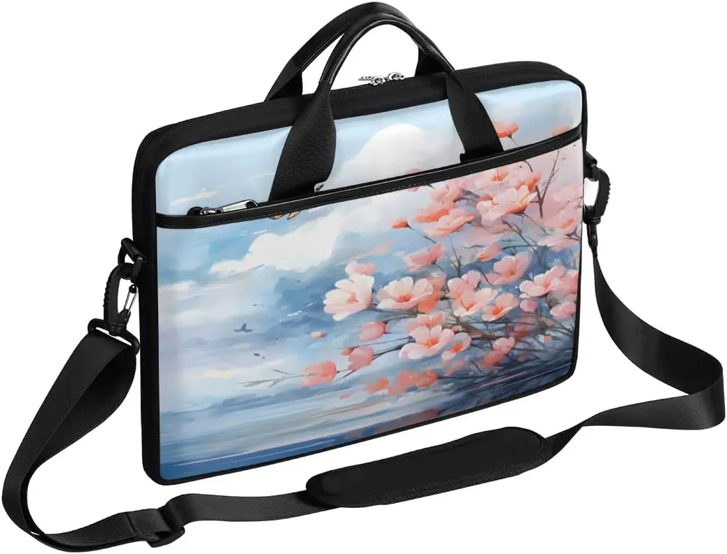 Laptop Shoulder Bag for 13-15 Inch Waterproof Laptop Sleeve Case Bag Slim Computer Carry Case Computer Cases for Laptops