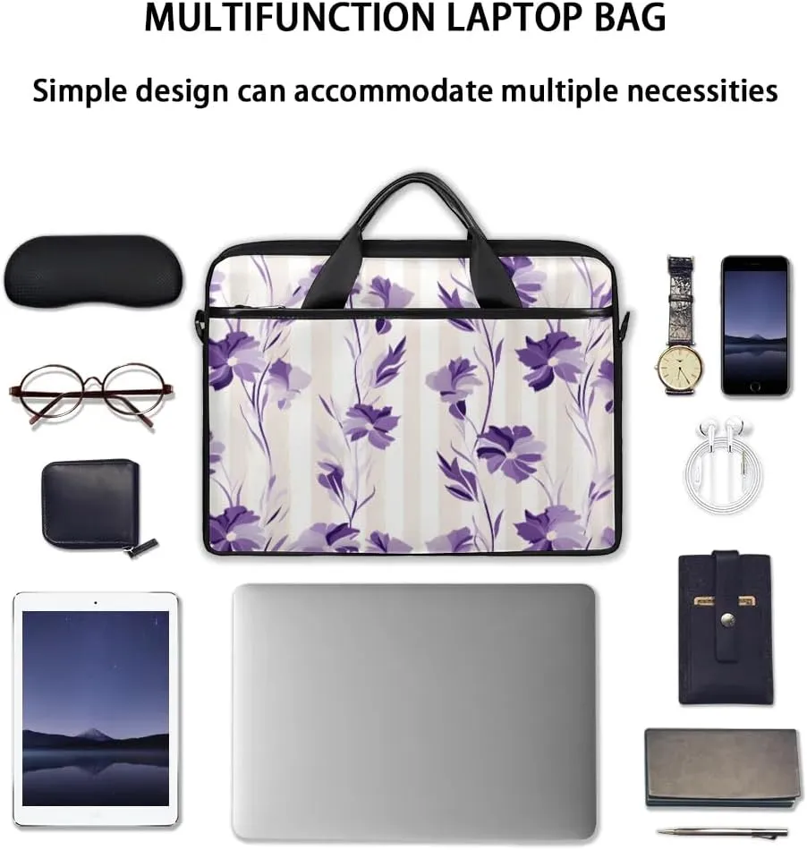 Laptop Shoulder Bag for 13-15 Inch Waterproof Laptop Sleeve Case Bag Slim Computer Carry Case Computer Cases for Laptops