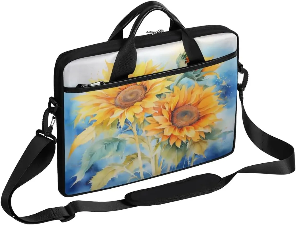 Laptop Shoulder Bag for 13-15 Inch Waterproof Laptop Sleeve Case Bag Slim Computer Carry Case Computer Cases for Laptops