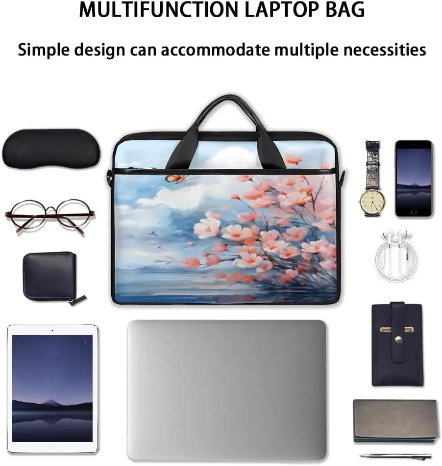 Laptop Shoulder Bag for 13-15 Inch Waterproof Laptop Sleeve Case Bag Slim Computer Carry Case Computer Cases for Laptops