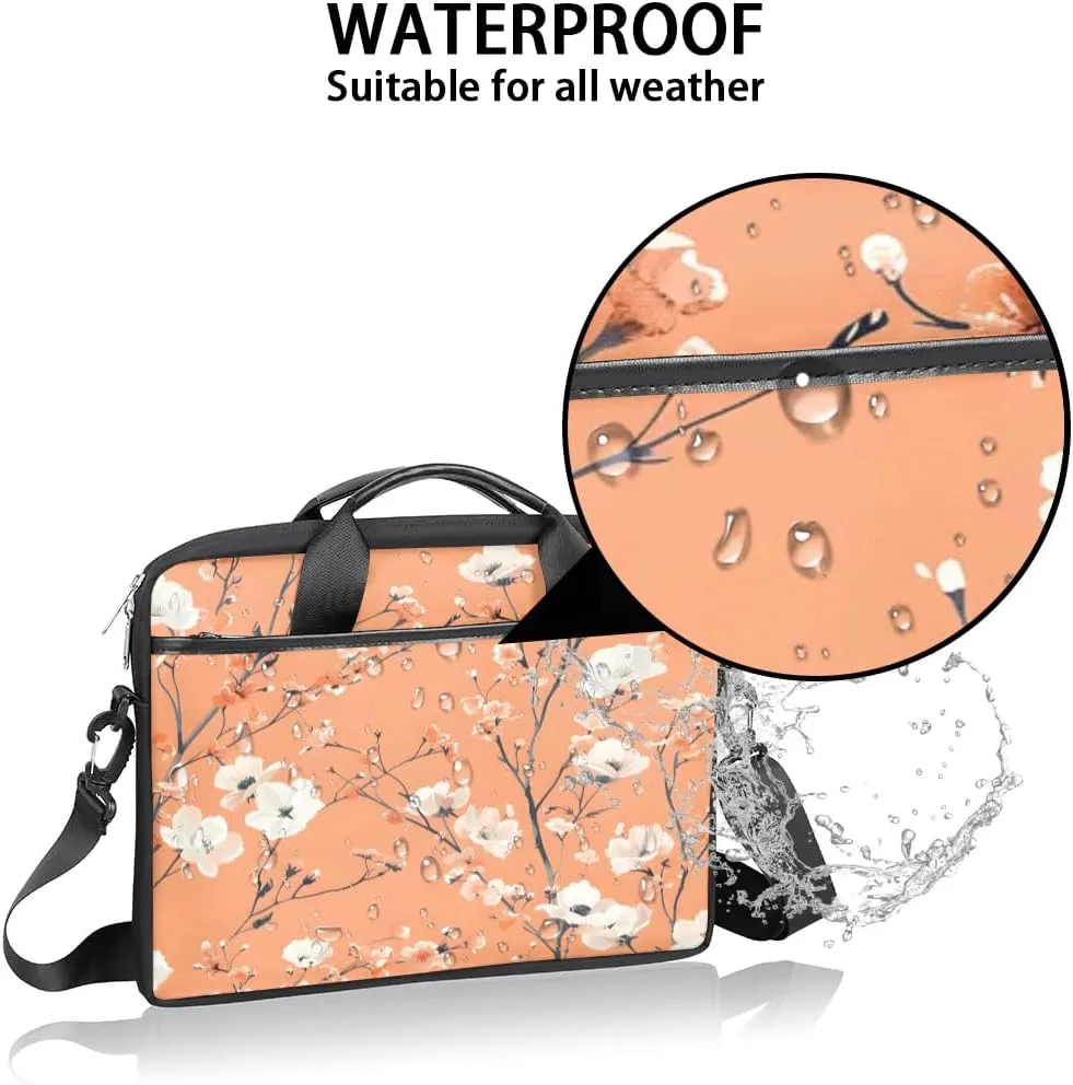 Laptop Shoulder Bag for 13-15 Inch Waterproof Laptop Sleeve Case Bag Slim Computer Carry Case Computer Cases for Laptops