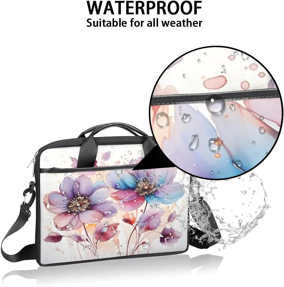 Laptop Shoulder Bag for 13-15 Inch Waterproof Laptop Sleeve Case Bag Slim Computer Carry Case Computer Cases for Laptops