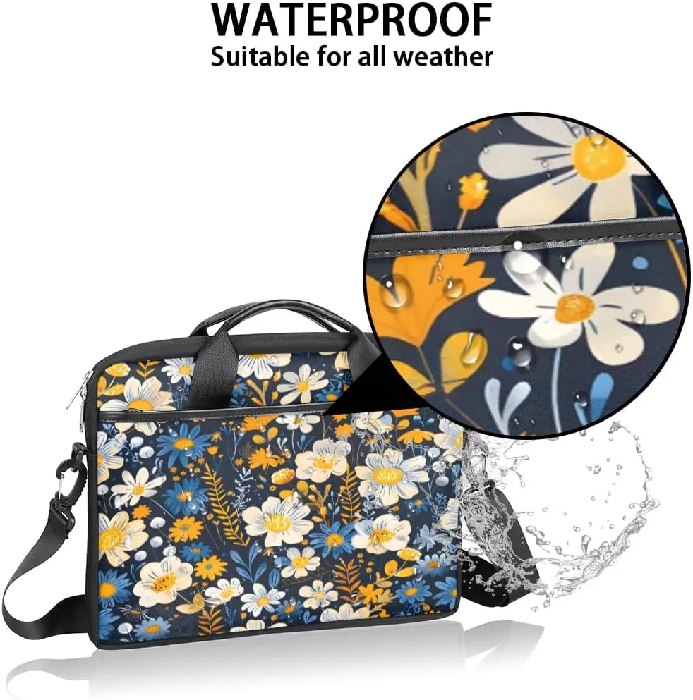 Laptop Shoulder Bag for 13-15 Inch Waterproof Laptop Sleeve Case Bag Slim Computer Carry Case Computer Cases for Laptops