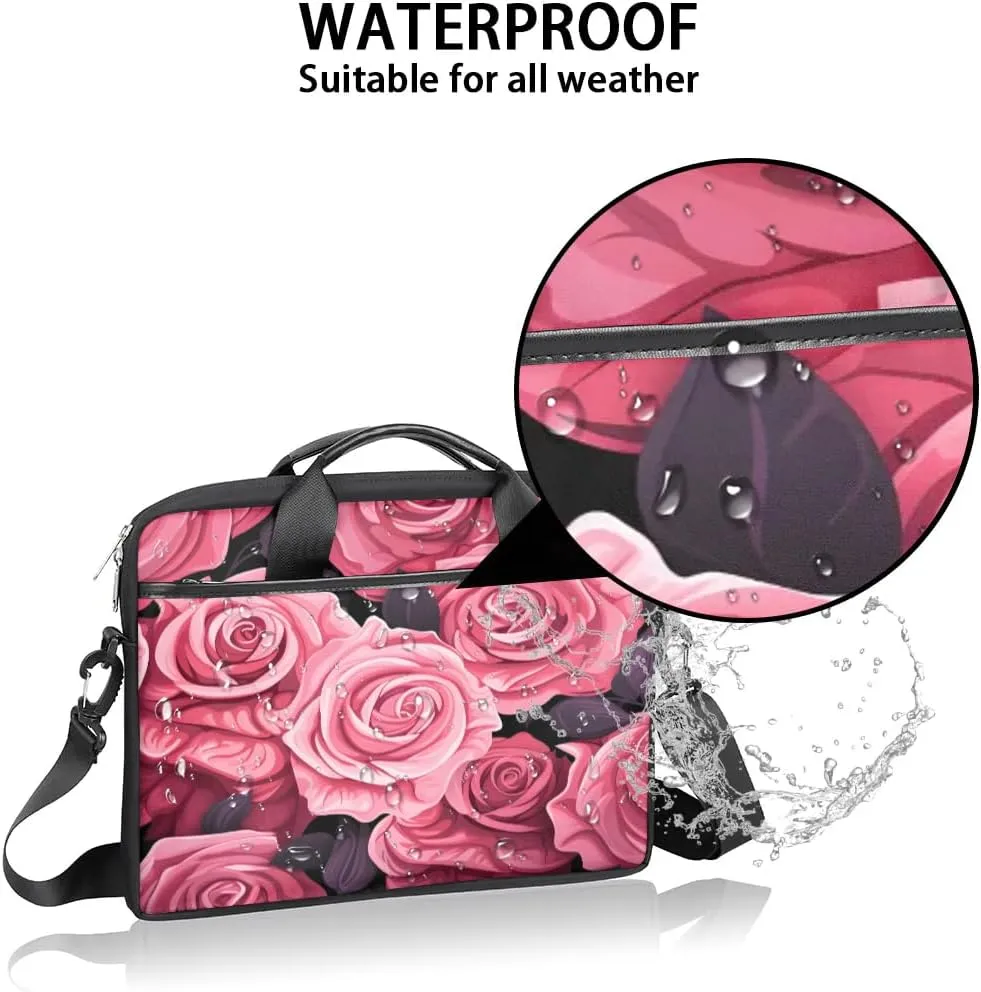 Laptop Shoulder Bag for 13-15 Inch Waterproof Laptop Sleeve Case Bag Slim Computer Carry Case Computer Cases for Laptops